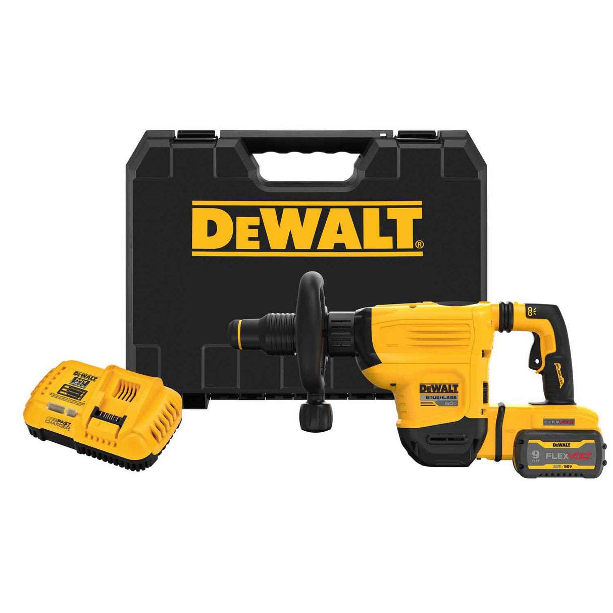 DeWalt DCH832X1 60V MAX 15 lb. Cordless SDS Max Chipping Hammer Kit