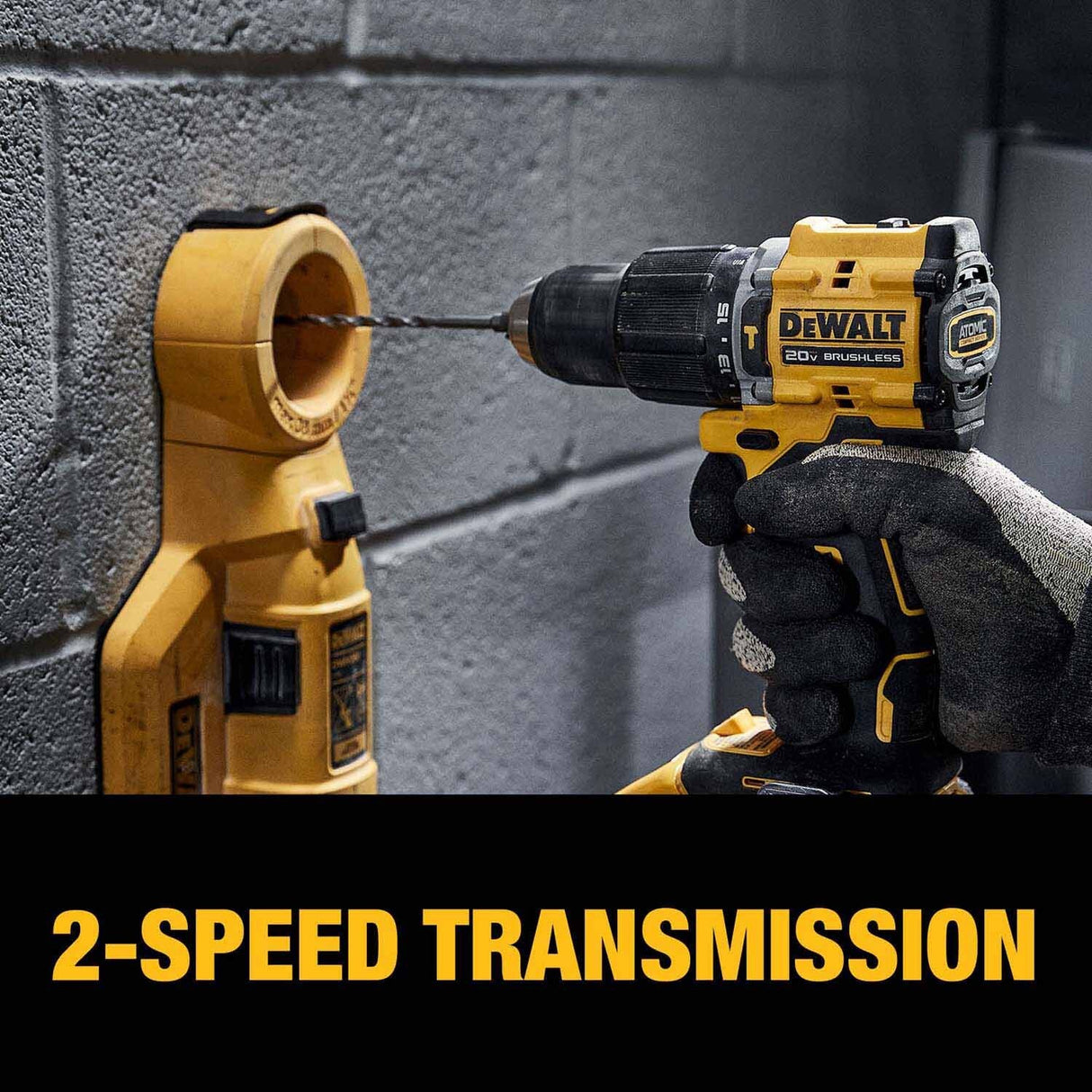 DeWalt DCK200D1P1 20V MAX 2-Tool Hammer Drill/Impact Combo Kit - 7