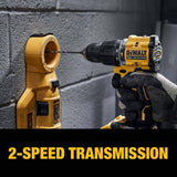 DeWalt DCK200D1P1 20V MAX 2-Tool Hammer Drill/Impact Combo Kit - 7