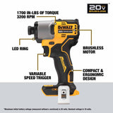 DeWalt DCK203P2 20V MAX 2-Tool Hammer Drill/Impact Combo Kit with Batteries and Charger - 3