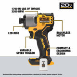 DeWalt DCK203P2 20V MAX 2-Tool Hammer Drill/Impact Combo Kit with Batteries and Charger - 3