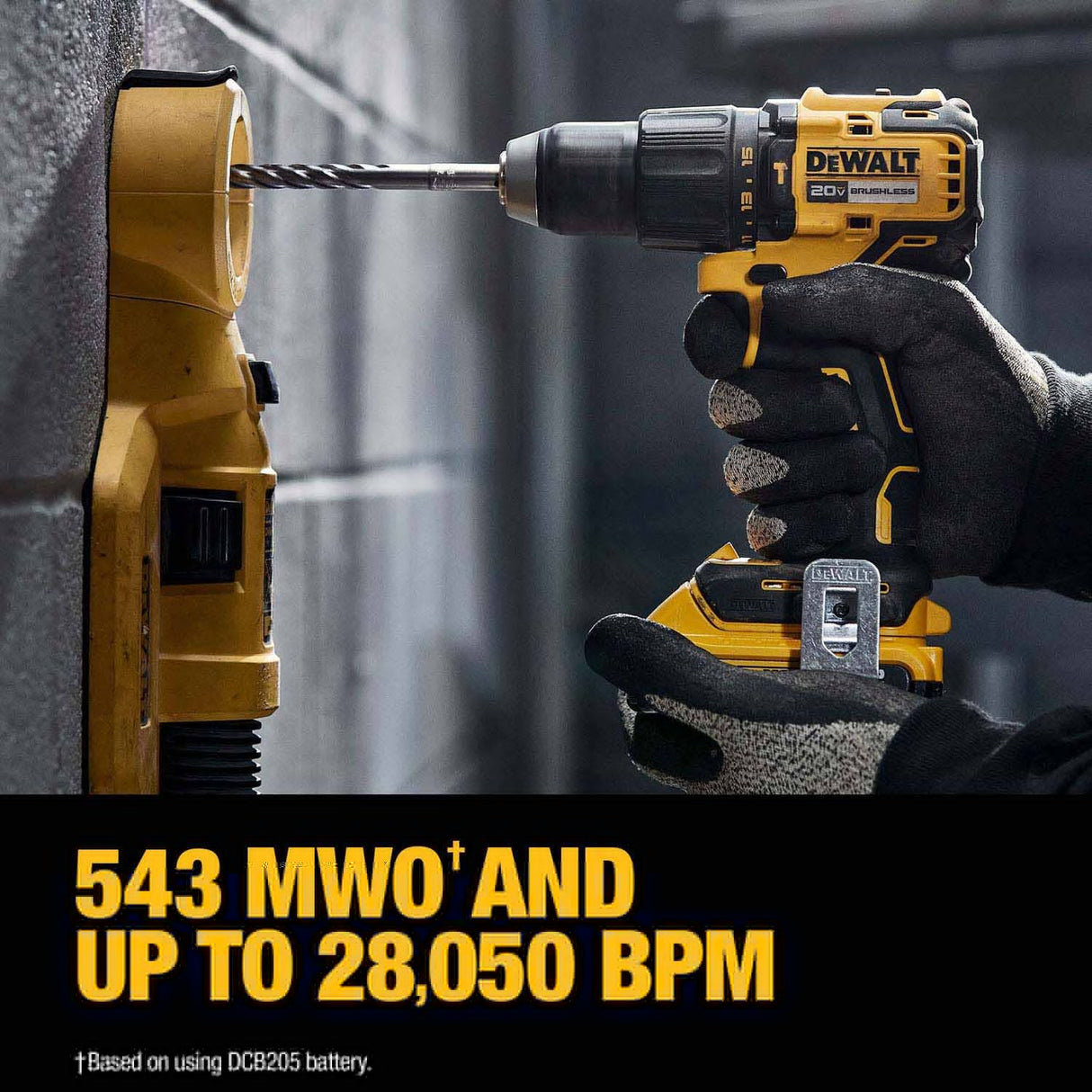 DeWalt DCK203P2 20V MAX 2-Tool Hammer Drill/Impact Combo Kit with Batteries and Charger - 5