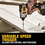 DeWalt DCK203P2 20V MAX 2-Tool Hammer Drill/Impact Combo Kit with Batteries and Charger - 7