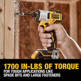 DeWalt DCK203P2 20V MAX 2-Tool Hammer Drill/Impact Combo Kit with Batteries and Charger - 9
