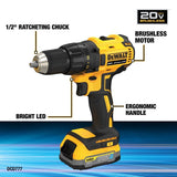 DeWalt DCK239E2 20V MAX Brushless Cordless Circular Saw & Drill Combo Kit with POWERSTACK Batteries - 4