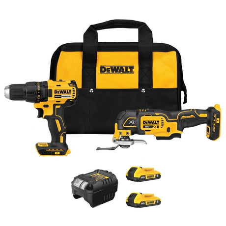 DeWalt DCK251D2 20V Max Brushless Drill Driver and Oscillating Multi Tool Combo Kit (2 Batteries and Charger)