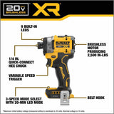 DeWalt DCK251E1QQ1 20V MAX Brushless 2-Tool Combo Kit with XR Batteries - 2