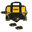 DeWalt DCK276C2 20V MAX Brushless Cordless 1/2 in. Hammer Drill/Driver and 1/4 in. Impact Driver Kit