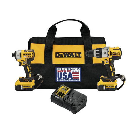 DeWalt DCK299P2LR 20V Max XR Premium 2 Kit, Lanyard Ready