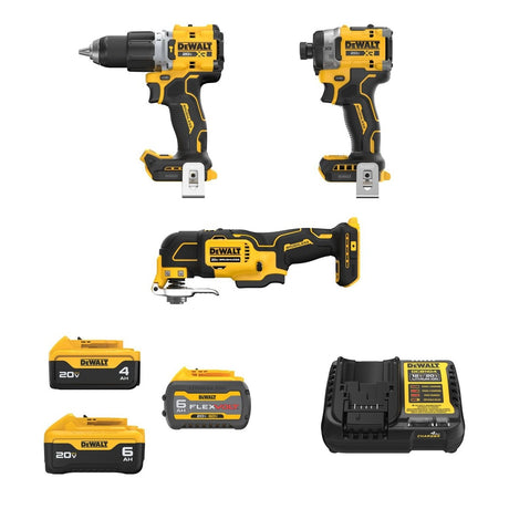 DeWalt DCK316ST2M1 20V MAX Brushless Cordless Combo Kit with Batteries and Charger (3 Tool)