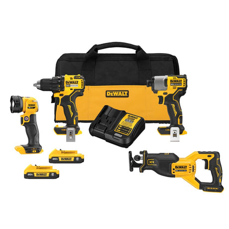 DeWalt DCK427D2 20V MAX* Brushless 4-Tool Combo Kit