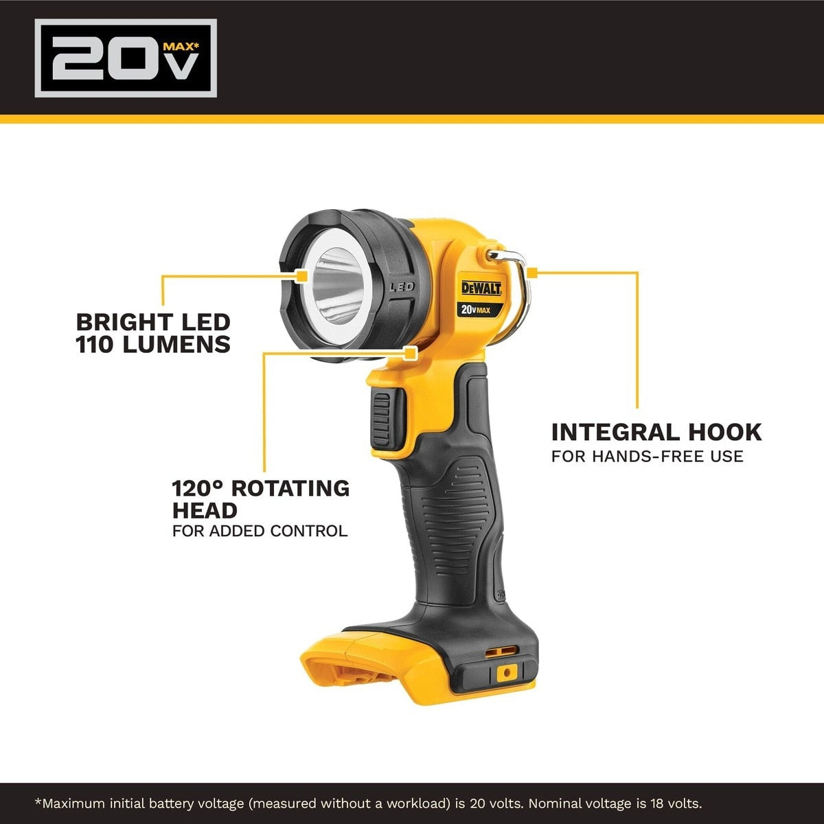 DEWALT DCK449E1P1 20V MAX* XR® Brushless 4-Tool Combo Kit with DEWALT POWERSTACK™ Compact Battery and 5.0Ah Battery - 16