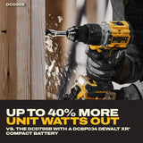DEWALT DCK449E1P1 20V MAX* XR® Brushless 4-Tool Combo Kit with DEWALT POWERSTACK™ Compact Battery and 5.0Ah Battery - 18
