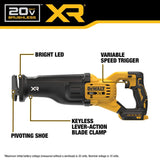 DeWalt DCK449QQ2D2 20V MAX XR Brushless Cordless 4-Tool Combo Kit with Batteries and Charger (4 Batteries, Charger) - 3