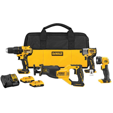 DeWalt DCK479D2 20V Max Brushless Cordless 4-Tool Combo Kit