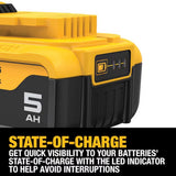 DeWalt DCK530P2 20V MAX Cordless Combo Kit with 5 Tools (5-Tool Kit) - 9