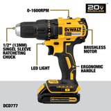 DeWalt DCK540D1 20V MAX 5-Tool Cordless Combo Kit with Battery and Charger (2Ah Battery) - 2