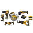 DeWalt DCK650D1P1 20V MAX Brushless Cordless 6-Tool Combo Kit with Batteries and Charger (9 Piece)