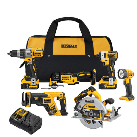 DeWalt DCK694P2 20V MAX XR LI-Ion 6-Tool Combo Kit