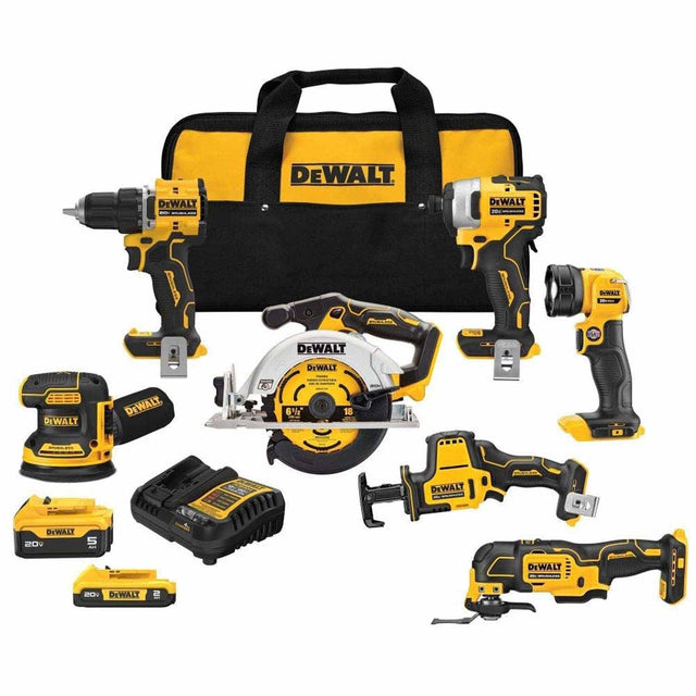 DeWalt DCK700D1P1 20V MAX 7-Tool Cordless Combo Kit