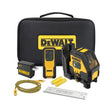 DeWalt DCLE14201G USB Rechargeable Green Cross Line Laser Kit