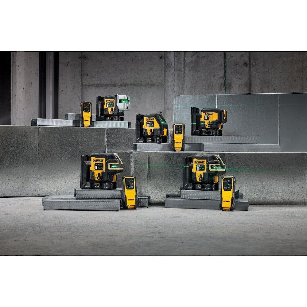 DeWalt DCLE14221GB 150' Green Crossline and 2-Spot Laser Level with USB-C Charger - 7