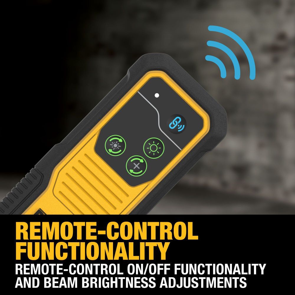 DeWalt  DCLE14221G USB Rechargeable Green 2 Spot and Cross Line Laser Kit - 6