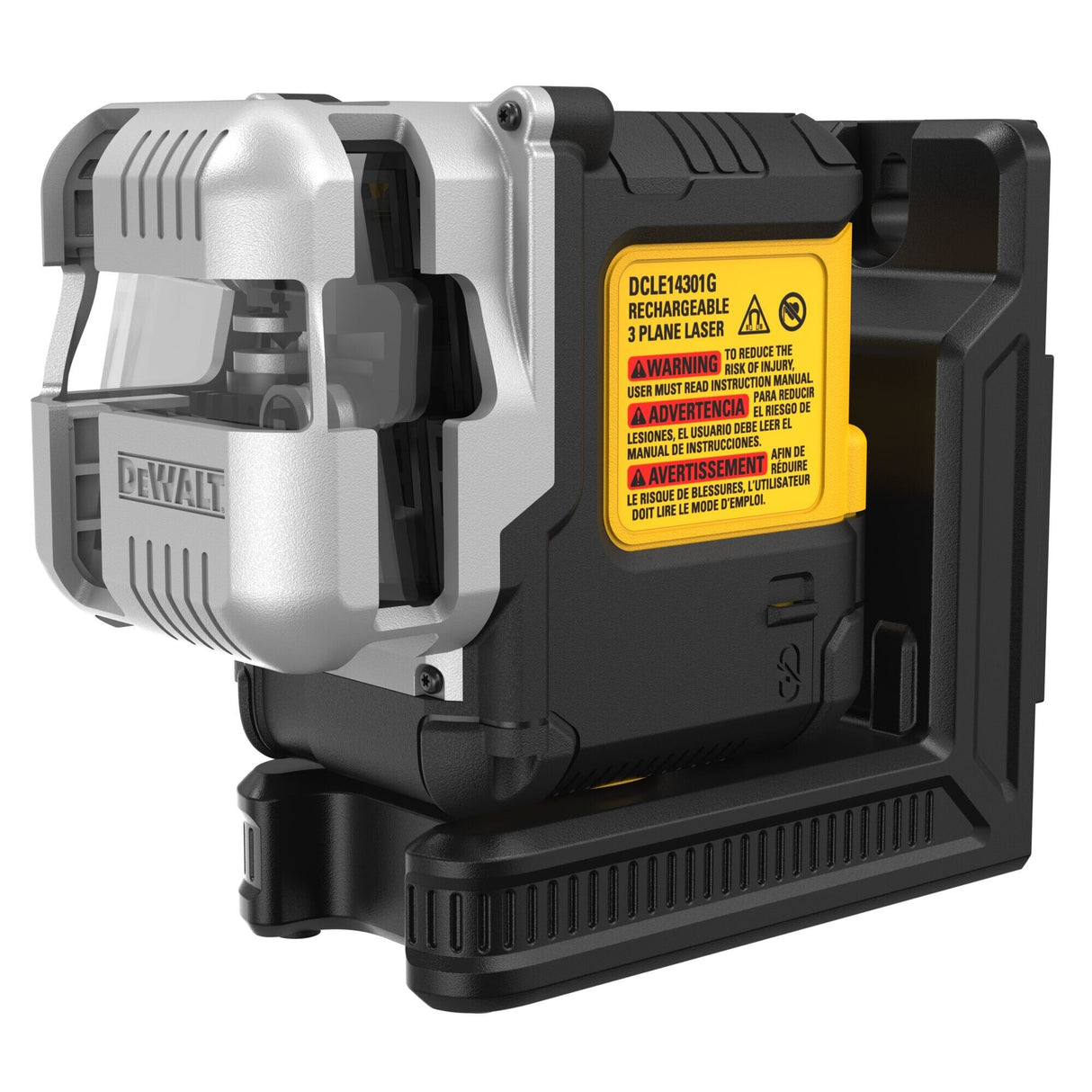 DeWalt  DCLE14301GB USB Rechargeable Green 3X180Line Laser Base Kit - 2