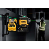 DeWalt DCLE34033D1 20V MAX XR 3 x 360 High Precision Green Laser - 10