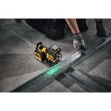 DeWalt DCLE34033D1 20V MAX XR 3 x 360 High Precision Green Laser - 12