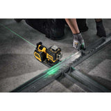 DeWalt DCLE34033D1 20V MAX XR 3 x 360 High Precision Green Laser - 12