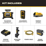 DeWalt DCLE35121GE1 20V MAX XR Green Rotary Laser Kit with Remote Detector - 2