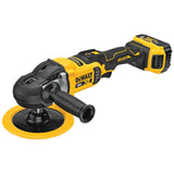 DeWalt DCM849P2 20V MAX XR 7" Cordless Variable Speed Rotary Polisher Kit - 5