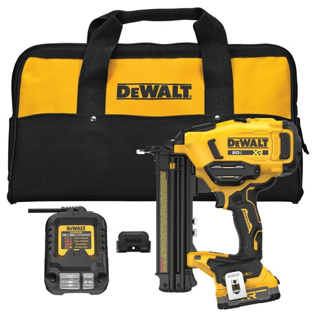 DeWalt DCN210E1 20V MAX XR 18 Gauge Brushless Cordless Brad Nailer Kit