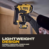 DeWalt DCN210E1 20V MAX XR 18 Gauge Brushless Cordless Brad Nailer Kit - 8