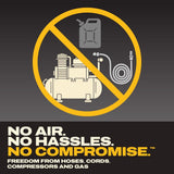 DeWalt DCN210E1 20V MAX XR 18 Gauge Brushless Cordless Brad Nailer Kit - 11