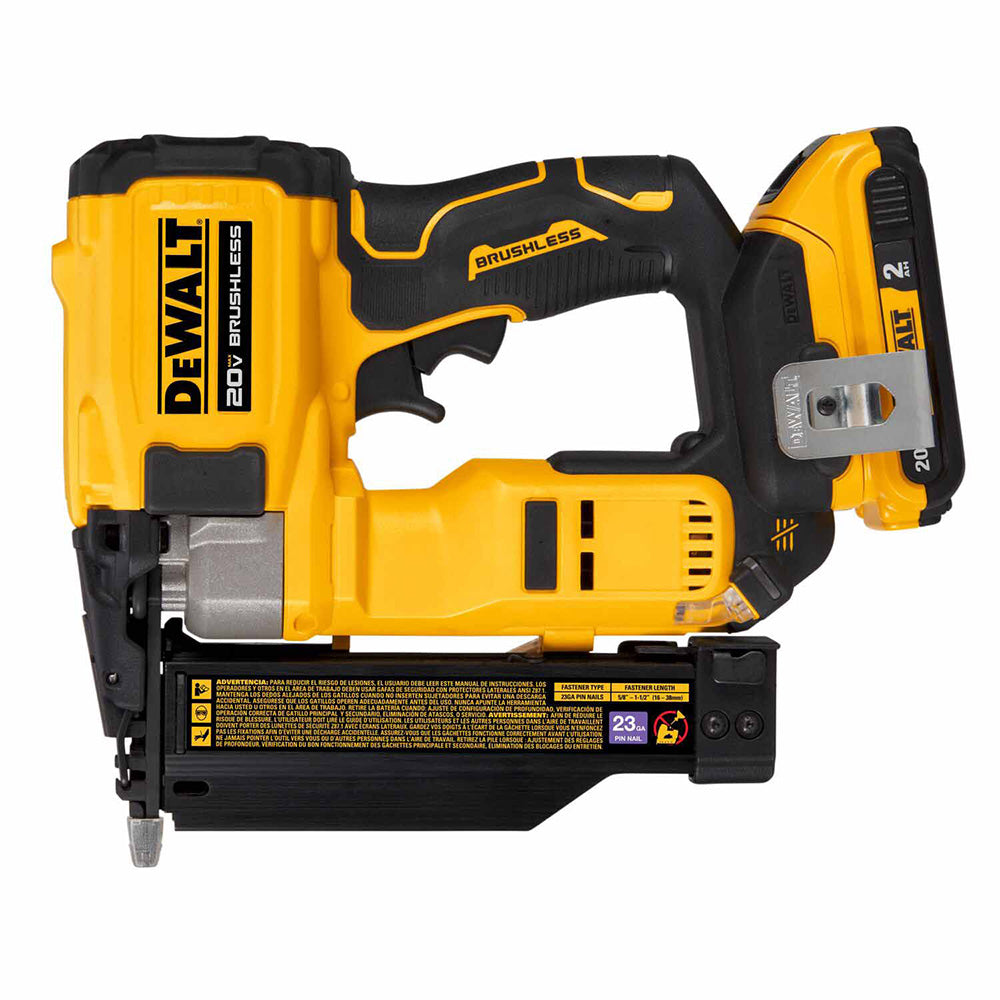 DeWalt DCN623D1 20V Max 23Ga Pin Nailer Kit - 2