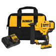 DeWalt DCN681D1 20 V MAX XR 18 Gauge Narrow Crown Stapler Kit