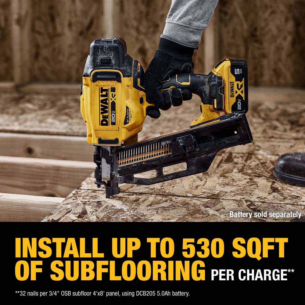 DeWalt DCN920B 20V MAX XR  Brushless Cordless 21 Degree  Plastic Collated Framing Nailer (Tool Only) - 12