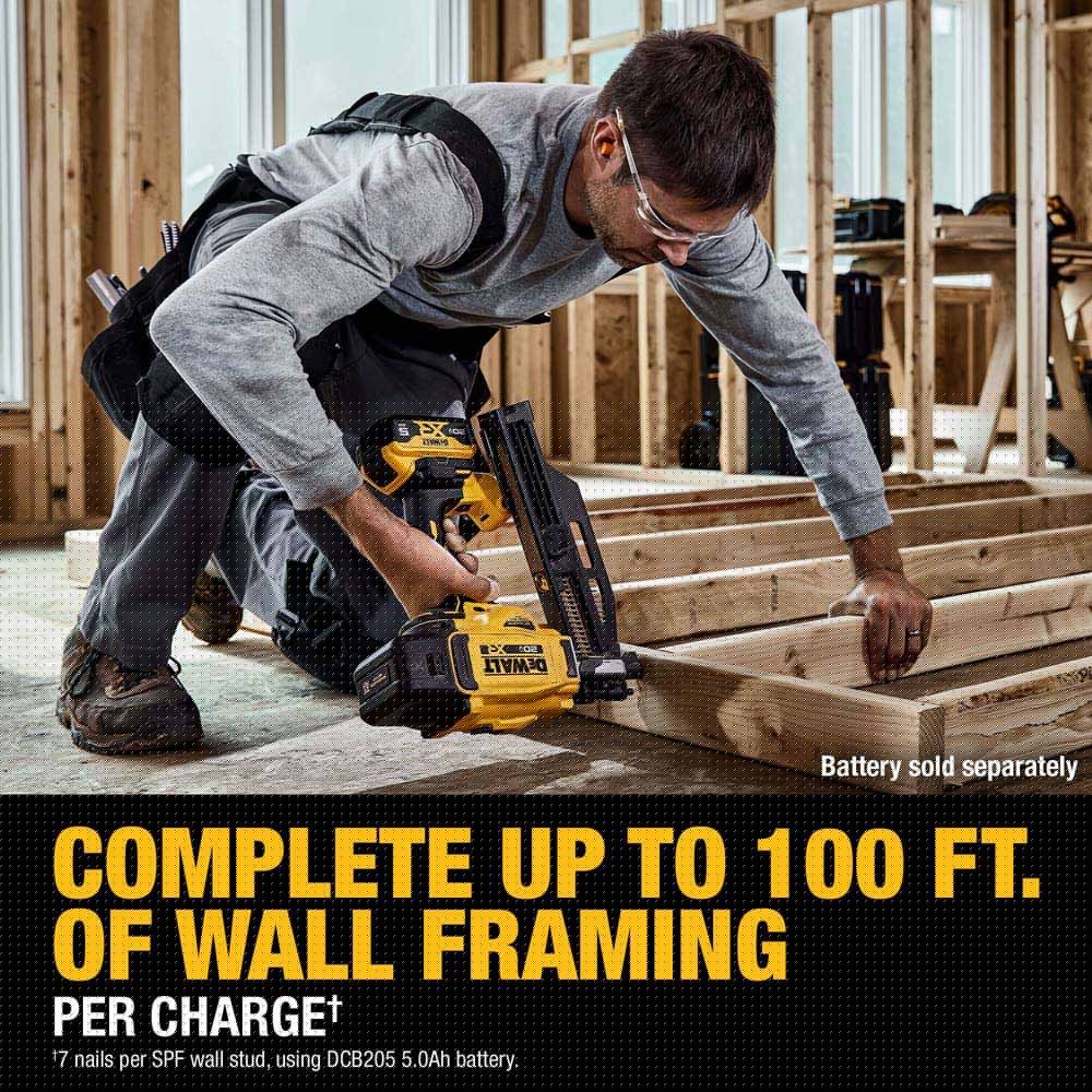 DeWalt DCN920B 20V MAX XR  Brushless Cordless 21 Degree  Plastic Collated Framing Nailer (Tool Only) - 14