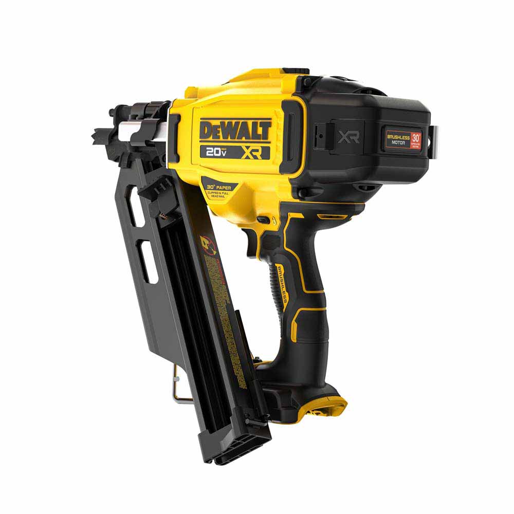 DeWalt DCN930B 20V MAX XR Brushless Cordless 30 Degree Paper Collated Framing Nailer (Tool Only) - 4