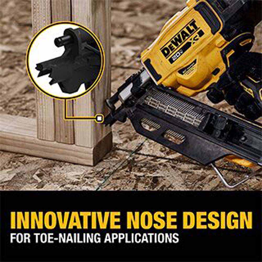 DeWalt DCN930B 20V MAX XR Brushless Cordless 30 Degree Paper Collated Framing Nailer (Tool Only) - 14