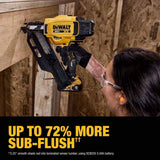 DeWalt DCN930P1 20V MAX XR Brushless Cordless 30 Degree Paper Tape Framing Nailer Kit - 14