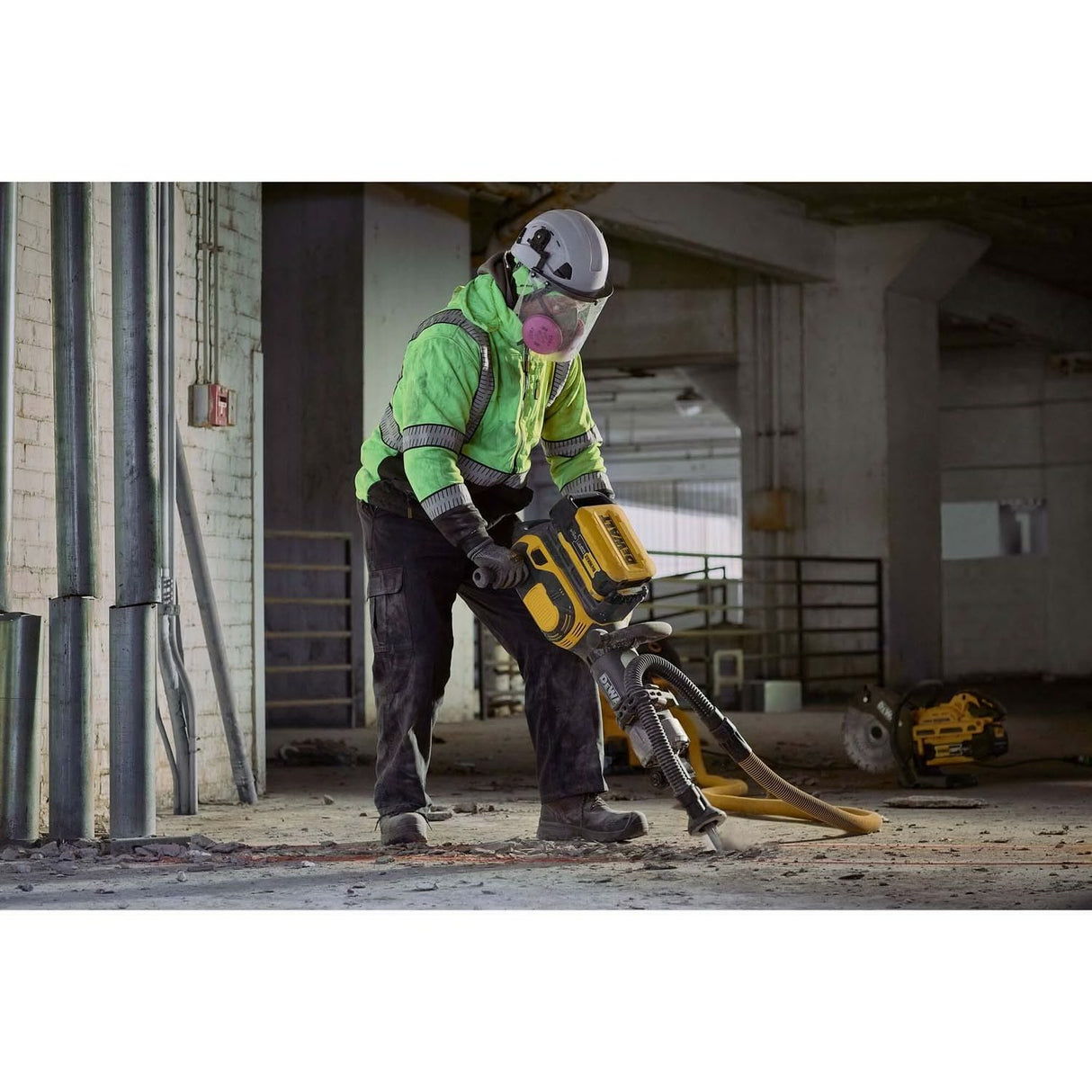 DeWalt DCPS966AG2 POWERSHIFT 1-1/8" Hex Demo Hammer Kit with 2 Batteries and Charger - 16