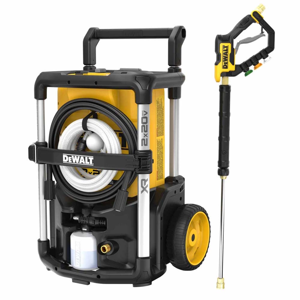 DeWalt DCPW1600Y2 2X20V 1600 PSI Pressure Washer Kit - 7