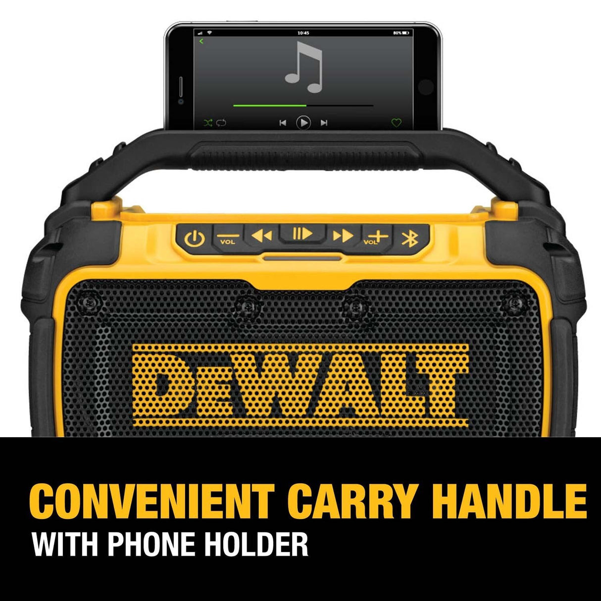 DeWalt DCR010C1 12V/20V Max Cordless Bluetooth Jobsite Bluetooth Speaker - 6