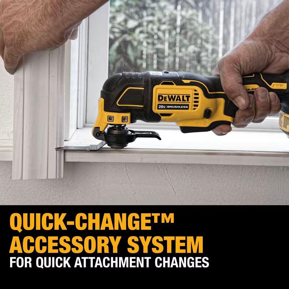 DeWalt DCS354PK 20V MAX Oscillating Tool Kit with 3Ah Battery - 3