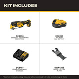 DeWalt DCS356P1 20V MAX 3-Speed Brushless Oscillating Multi-Tool Kit with 5Ah Battery - 3