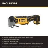 DeWalt DCS359B 20V MAX XR Brushless Oscillating Multi Tool with Quick Change Blades (Tool Only) - 4