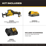 DeWalt DCS369E1 Atomic 20V Max One Handed Reciprocating Saw with Powerstack Battery - 7